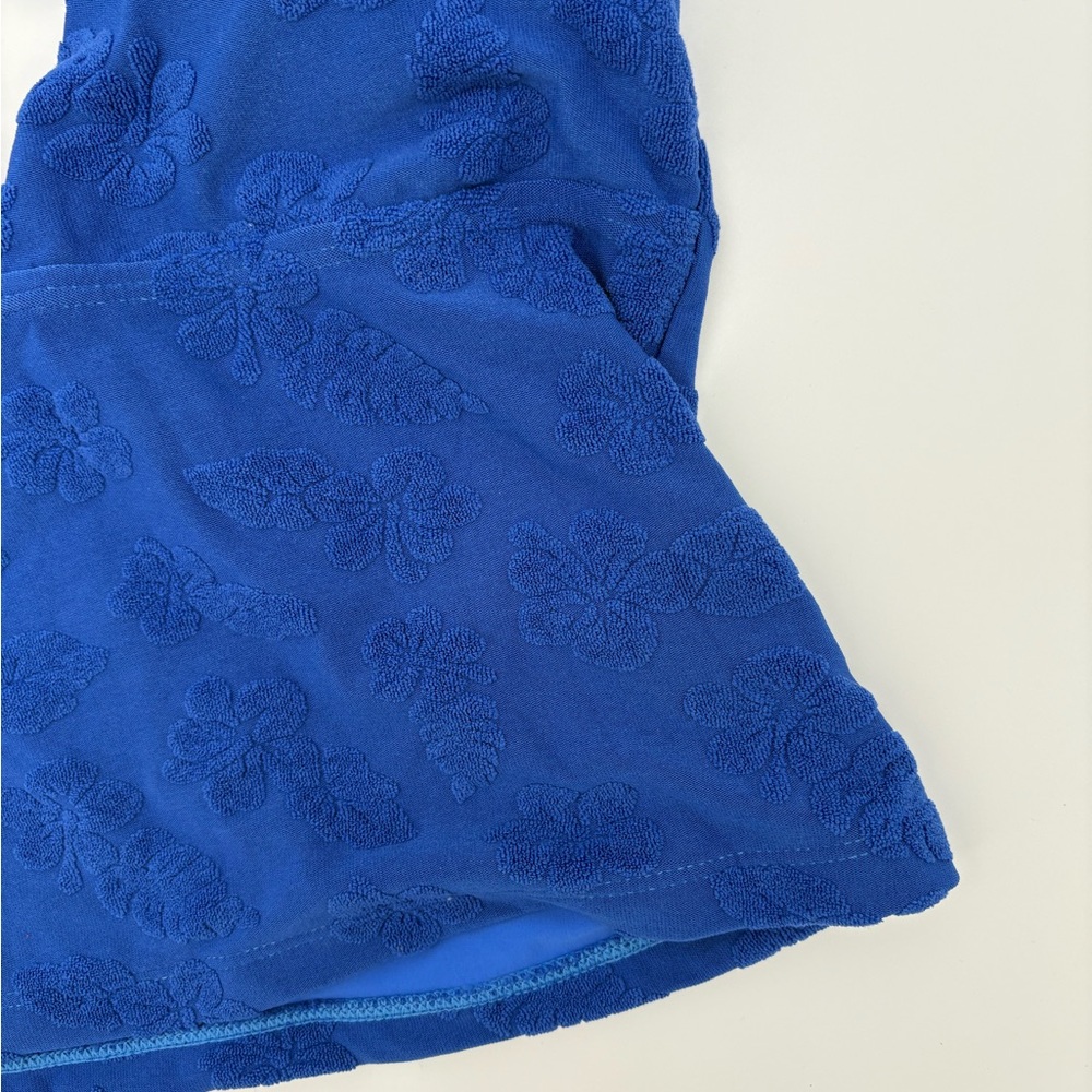 Elegant Blue Floral Bikini Set - Picture 9 of 10